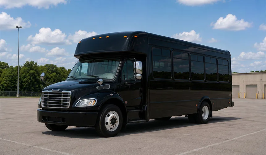 18-passenger minibus exterior